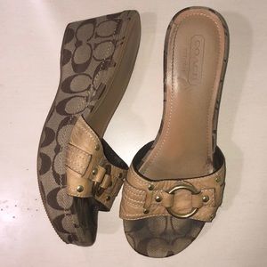 Coach Janeesa Signature Wedge Sandal